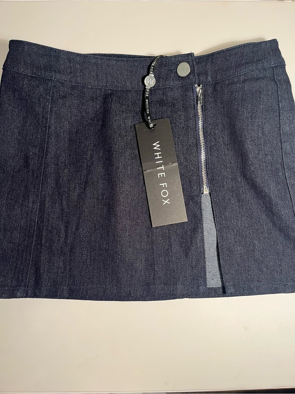 White Fox denim mini skirt NWT size XS 🎀🎀